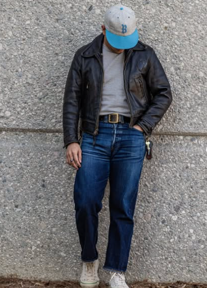 Handmade Black Leather Men Zipper Jacket, Fashion Jacket, Biker Jackets