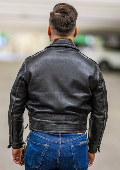 Handmade Black Leather Men Zipper Jacket, Fashion Jacket, Biker Jackets