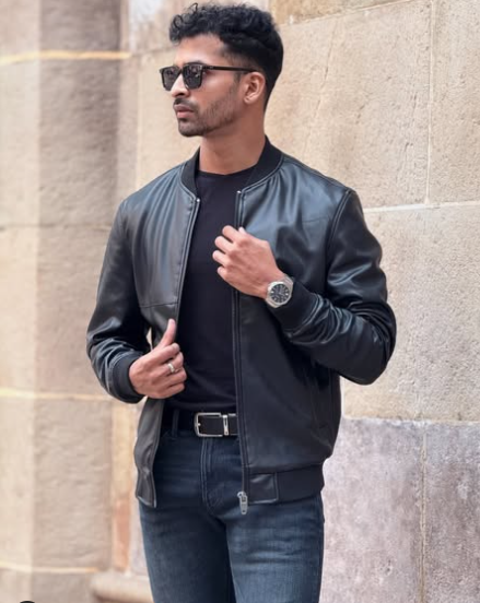 Handmade Black Men Fashion Leather Dress Jacket, Fashion Jacket, Biker Jackets