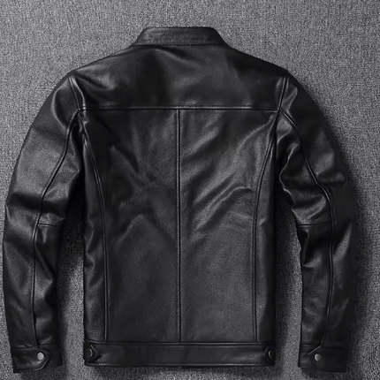 Handmade New Fashion Black Leather Dress Jacket, Fashion Jacket, Biker Jackets