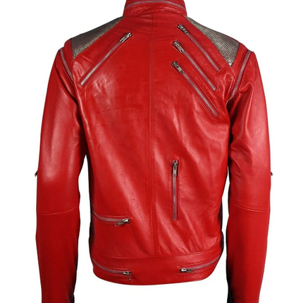 Handmade New Men’s Red Jacket, Moto Fashion Jacket, Biker Jacket For Men