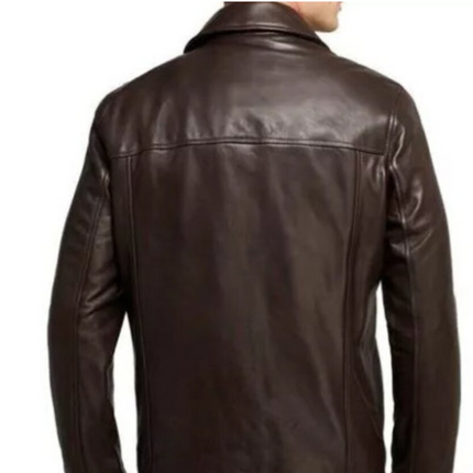 Handmade Men’s White, Black, and Yellow Jacket, Leather Jackets For Men