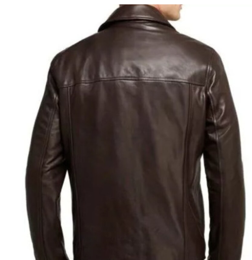 New Handmade Men Brown Leather Biker Jackets, Leather Jackets For Men