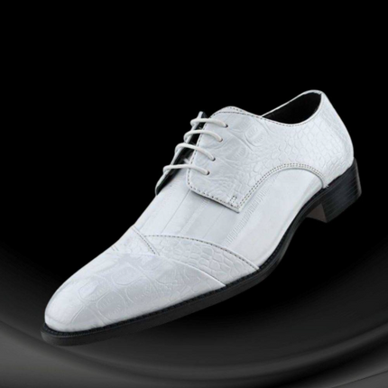Handmade Men White Leather Lace Up Derby Dress Shoes, Office Shoes, Party Shoes