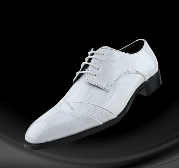 Handmade Men White Leather Lace Up Derby Dress Shoes, Office Shoes, Party Shoes