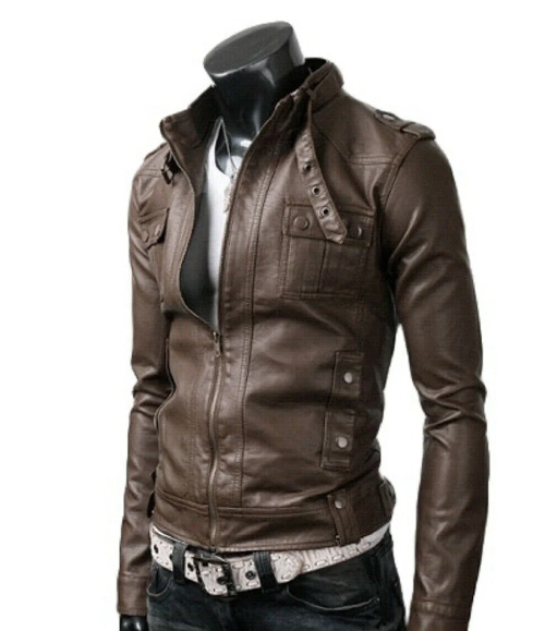 New Handmade Men Vintage Brown Jacket, Biker Jacket, Stylish Leather Jacket