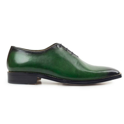 Handmade New Dark Green Men Leather Lace Up Dress Shoes, Party Shoes Footeria Handmade New Dark Green Men Leather Lace Up Dress Shoes, Party Shoes Footeria
