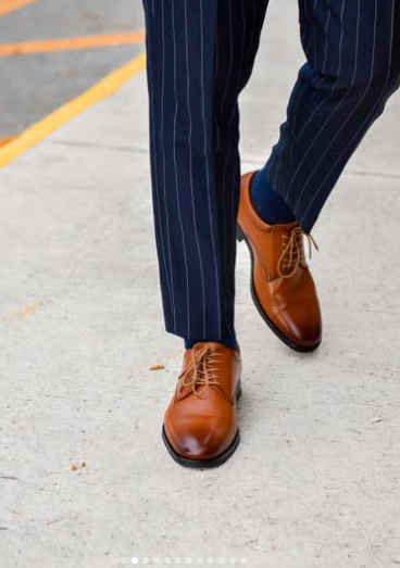 Handmade Men Tan Leather Derby Lace Up Dress Shoe, Party Shoes, Wedding Shoe