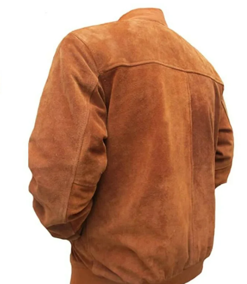 Handmade Men’s Brown Suede Leather Jacket, Moto Fashion Jacket For Men
