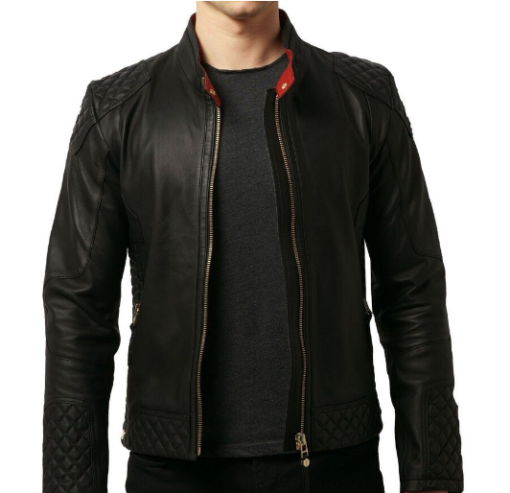 Handmade New Men’s Black Leather Jacket, Moto Stylish Biker Jacket