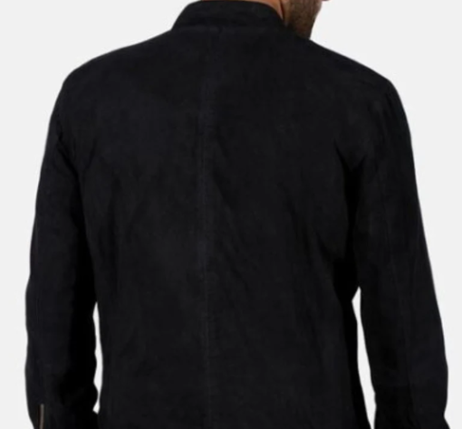 Handmade Men Real Black Biker Leather Jacket, Casual leather Jacket For Men