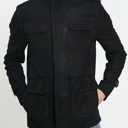 Handmade New Men’s Suede Jacket, Stylish Moto Biker Jacket