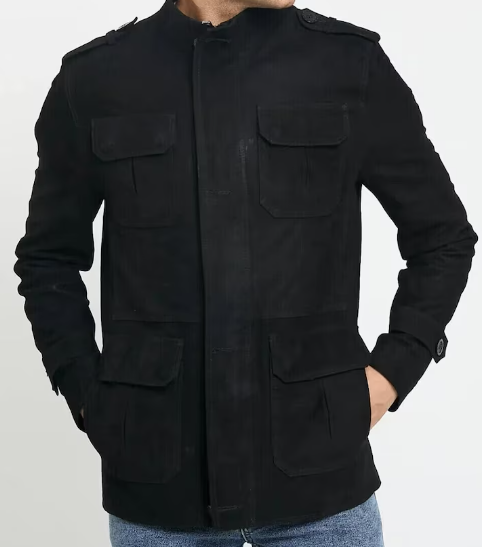 Handmade New Men’s Suede Jacket, Stylish Moto Biker Jacket