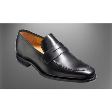 Handmade Men Black Leather Moccasin Shoes, Formal Loafer Shoes