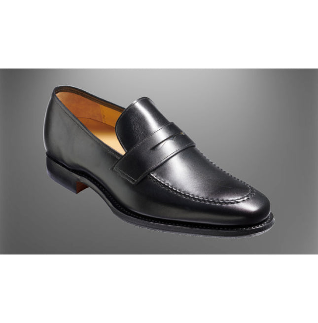 Handmade Men Black Leather Moccasin Shoes, Formal Loafer Shoes