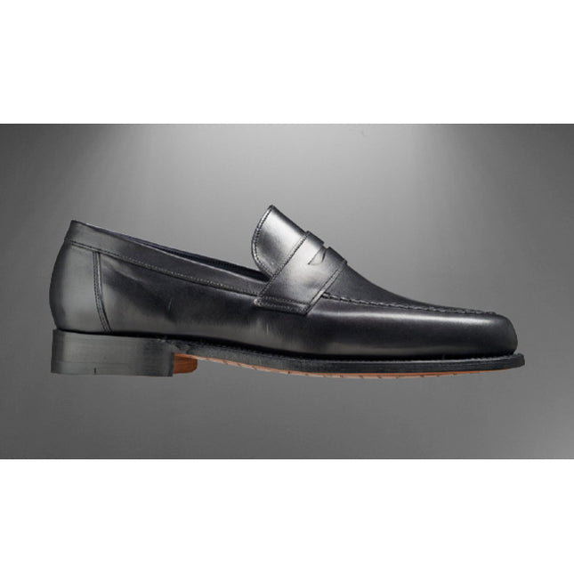 Handmade Men Black Leather Moccasin Shoes, Formal Loafer Shoes