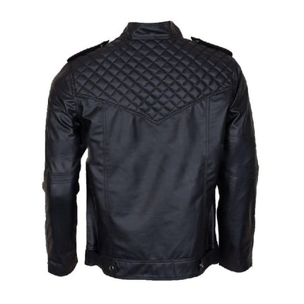 Men Black Leather Batman Jacket, Leather Slim fit Movie Jackets