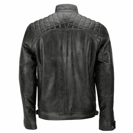 Men Black Leather Fashion Jacket, Biker Jackets, Moto Riding Racer Jackets