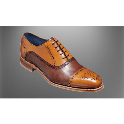 Men Handmade Brown and Tan Leather Brogue Dress Shoes, Men Oxford Shoes