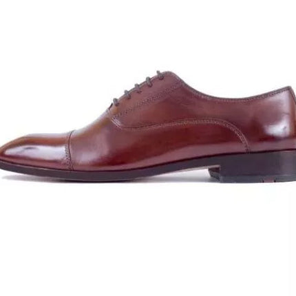 Handmade Men Brown Leather Formal Dress Shoes, Business Office Shoes