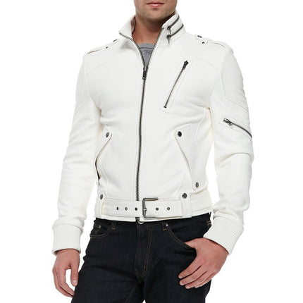 Men Fashion Leather Jacket, Mens Genuine Leather Jacket, Jackets