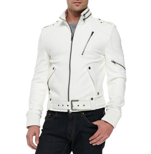 Men Fashion Leather Jacket, Mens Genuine Leather Jacket, Jackets