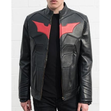 Handmade Men Black Leather Biker Pad Jackets, Real Leather Jackets For Mens