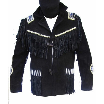 Leather Jacket Western Wear Cowboy,Men Cowboy Suede Leather Jacket Western