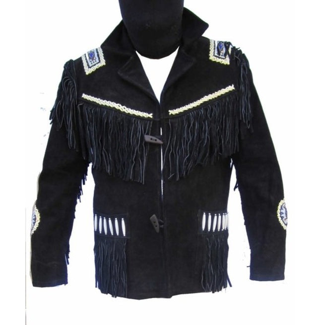 Leather Jacket Western Wear Cowboy,Men Cowboy Suede Leather Jacket Western