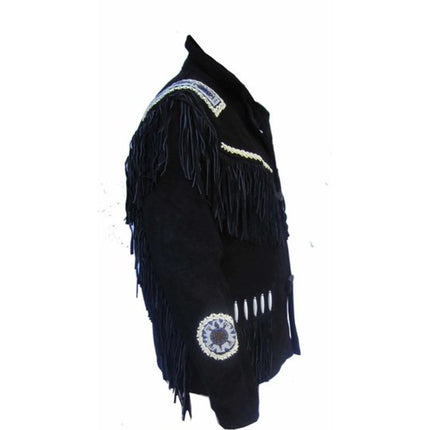 Leather Jacket Western Wear Cowboy,Men Cowboy Suede Leather Jacket Western