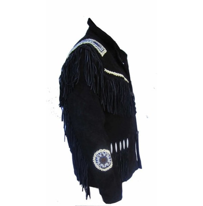 Leather Jacket Western Wear Cowboy,Men Cowboy Suede Leather Jacket Western