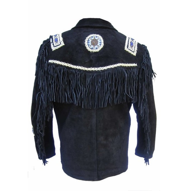 Leather Jacket Western Wear Cowboy,Men Cowboy Suede Leather Jacket Western