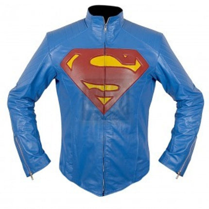 Superman Leather Jacket Christopher Revees, Superman, Men Leather Jackets