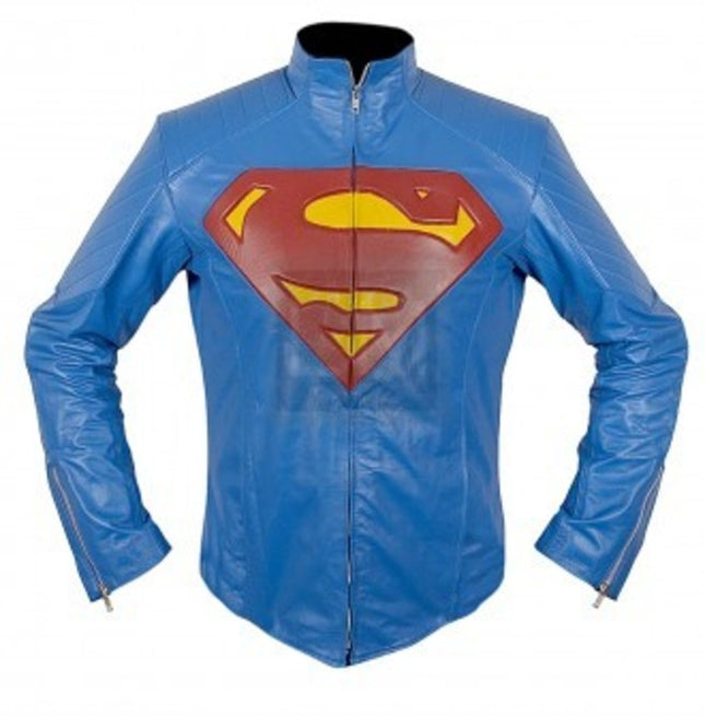 Superman Leather Jacket Christopher Revees, Superman, Men Leather Jackets