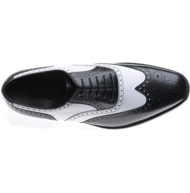 Mens Formal Shoes, Men Black Wing Tip Two Tone Spectator Shoes, Mens Shoes