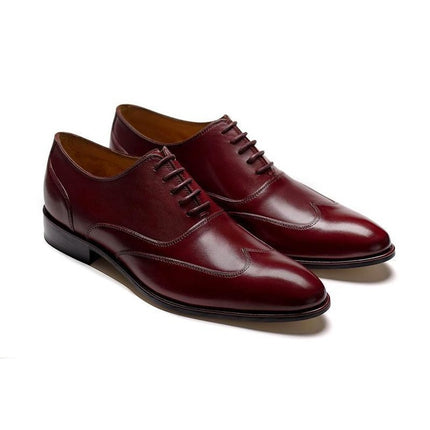 Handmade Men Two Tone Formal Shoes, Spectator Shoes Wing Tip Shoes