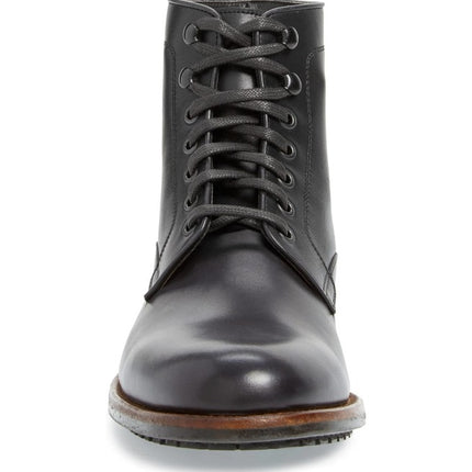 Hand Made Men Black Leather Ankle Boots, Black Ankle Boots, Men’s Boots