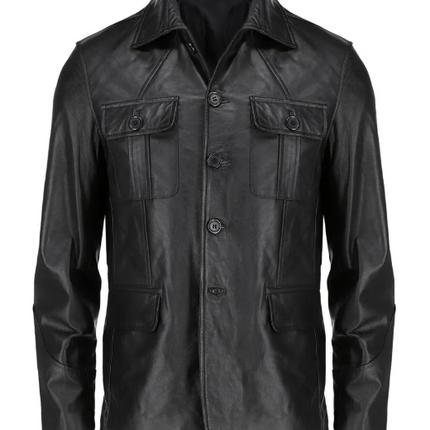 New Handmade Men’s Black Jacket, Biker Coat Wear Jacket For Men