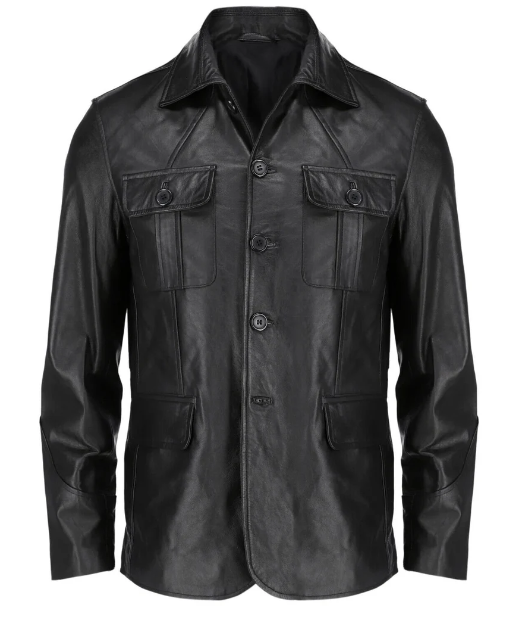 New Handmade Men’s Black Jacket, Biker Coat Wear Jacket For Men