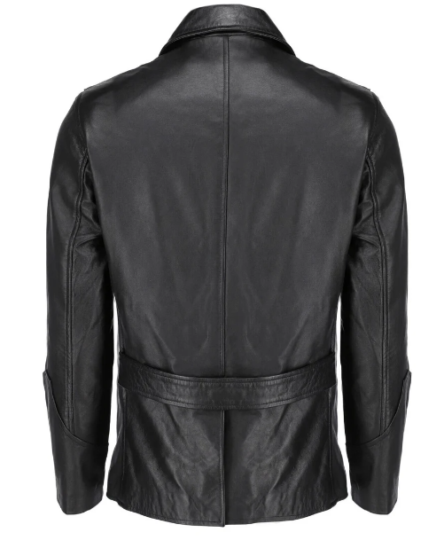 New Handmade Men’s Black Jacket, Biker Coat Wear Jacket For Men