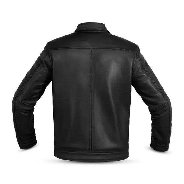 Handmade Men Black Leather Jacket, Stylish Fashionable Leather Biker Jacket
