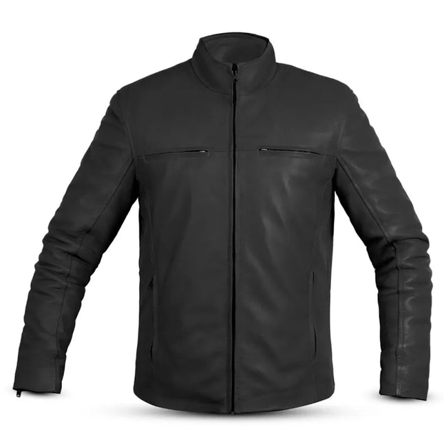 Handmade Men Black Leather Jacket, Stylish Fashionable Leather Biker Jacket