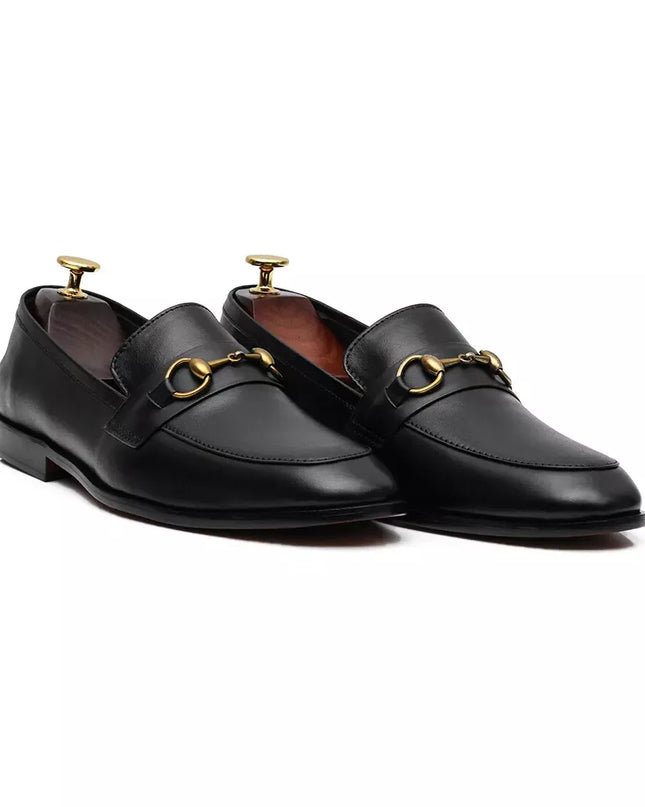Handmade Men Leather Penny Black Moccasins Dress Shoes, Casual Party Wear Shoes