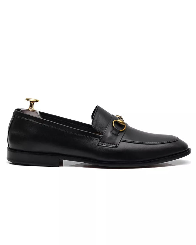 Handmade Men Leather Penny Black Moccasins Dress Shoes, Casual Party Wear Shoes