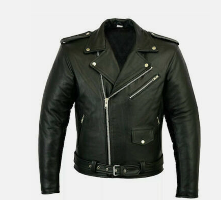 Handmade Men Black Biker Jacket, Moto Dress Jacket For Men