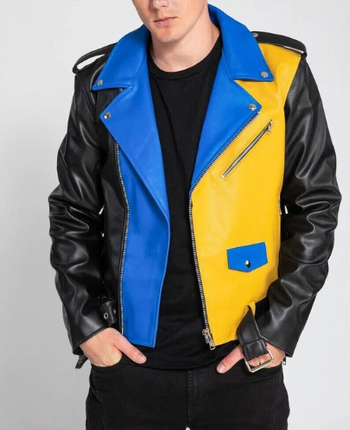 New Handmade Men’s Jacket, Moto Style Motorcycle Biker Jacket For Men