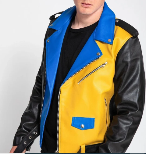 New Handmade Men’s Jacket, Moto Style Motorcycle Biker Jacket For Men