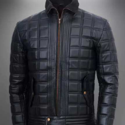 Men Handmade Black Leather Jacket, Men Biker Jacket, Moto fashion Jacket For Men