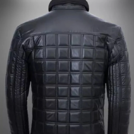 Men Handmade Black Leather Jacket, Men Biker Jacket, Moto fashion Jacket For Men