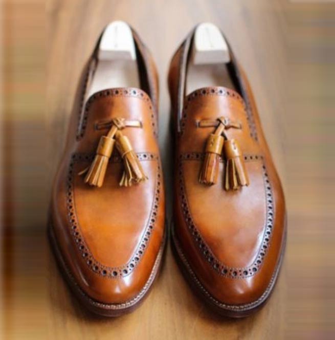 Men's New Classic Brown Leather Shoes 